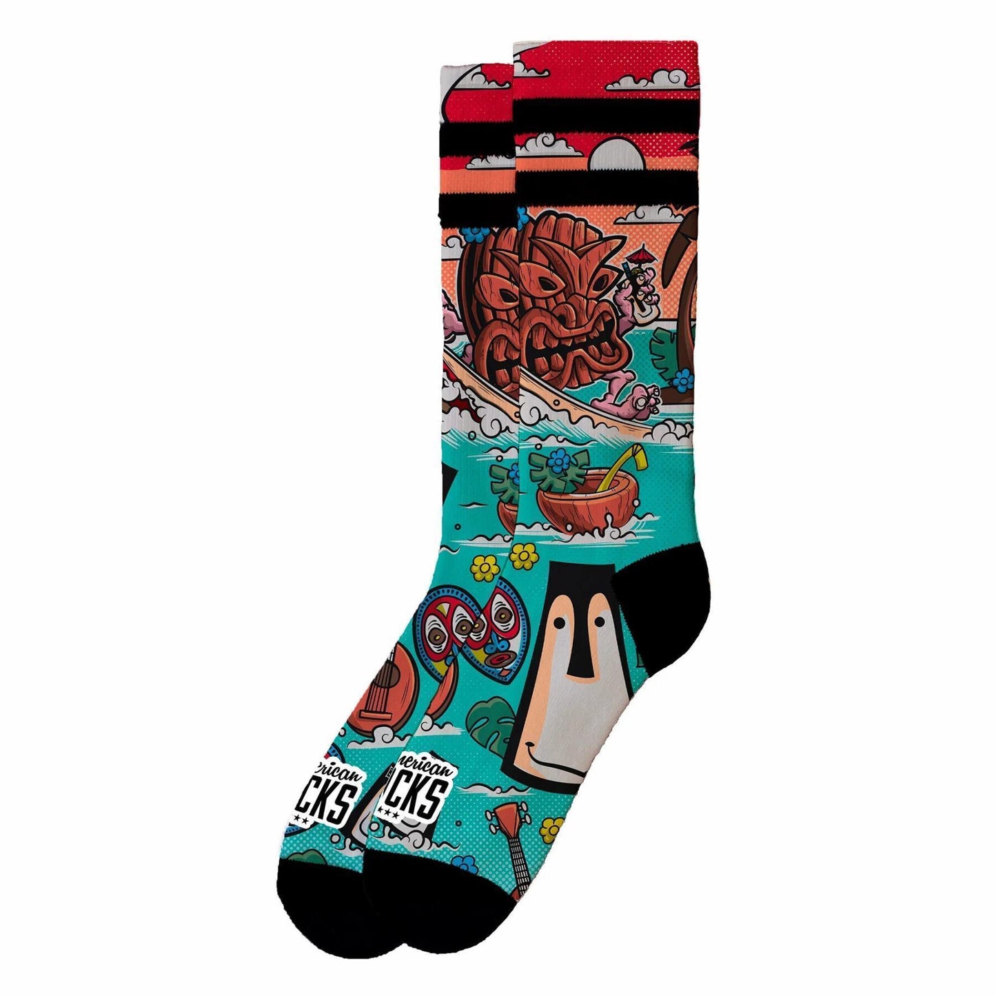 AS Tiki Surf Mid-High Socks