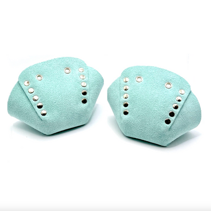 Rollerstuff Suede Toe Cap - Aqua Mint [set/2]