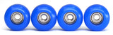 Teak Fingerboard CNC PU Bearing Wheels - Dark Blue - LocoSonix