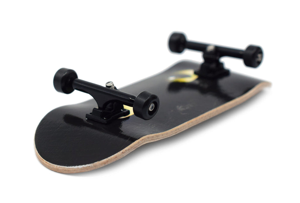 Teak HEAT TRANSFER Fingerboard Complete Midnight Stare 34mm LocoSonix