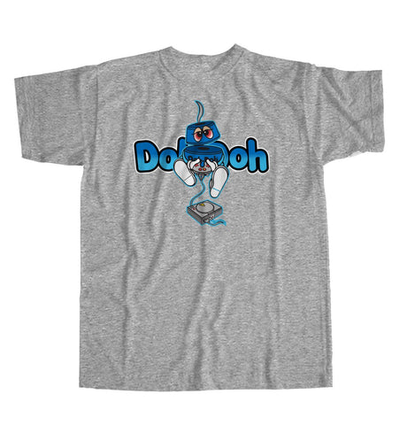 Shorty's DOH DOH BLUE Logo T-shirt - Athletic Grey