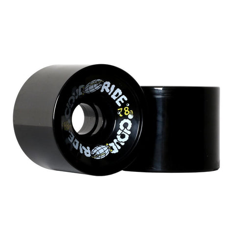 Cloud Ride CRUISER Longboard Wheels - Black 69mm 78A