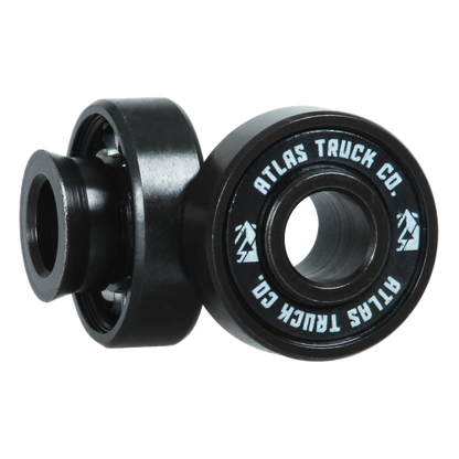 Atlas Blackout Bearings ABEC 7 - 8mm [set/8] with Flared Spacers