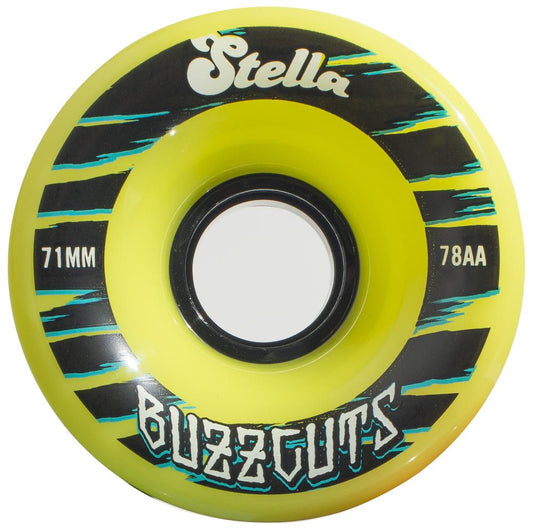 Stella Buzzcuts 71MM 78A Wheels - Lime Green [set of 4] - LocoSonix