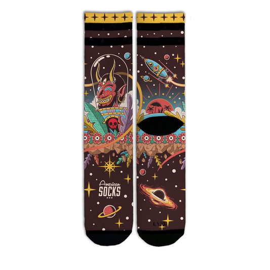 AS Space Holidays Mid-High Socks