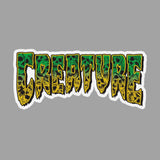 Creature Catacomb Sticker - Green 6.25x2.83"