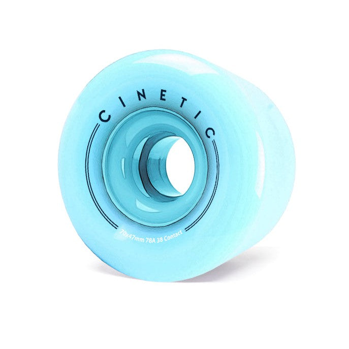 Cinetic Fractal 70MM 78A Wheels - Teal [pack of 4] - LocoSonix