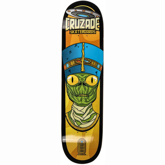 Cruzade Conspiracy Nefertiti Skateboard Deck 8"