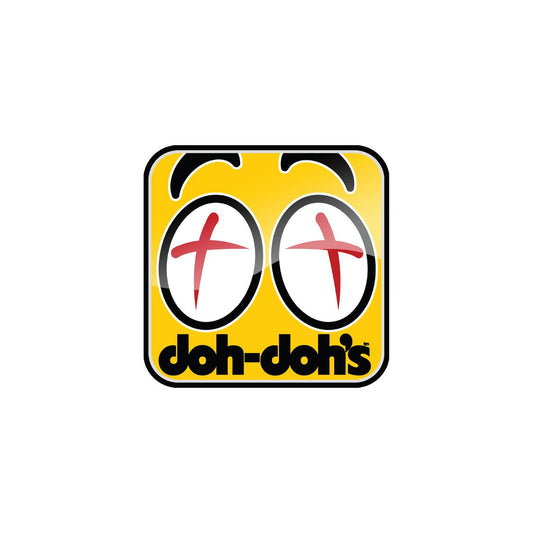 Shortys Doh Doh Eyes Logo Sticker 4"