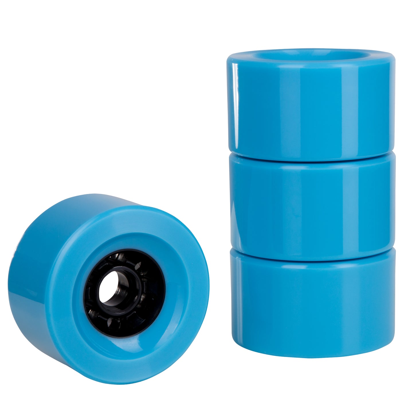 Cal-7 Fly Wheel Longboard Wheels - Light Blue 97mm 78A
