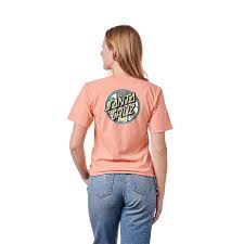 Santa Cruz Jackpot Dot Crop Boyfriend T-Shirt - Dessert Flower [girls]
