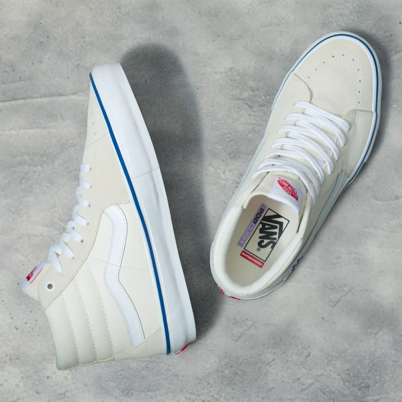 Vans Skate Sk8-Hi Shoes - Off White