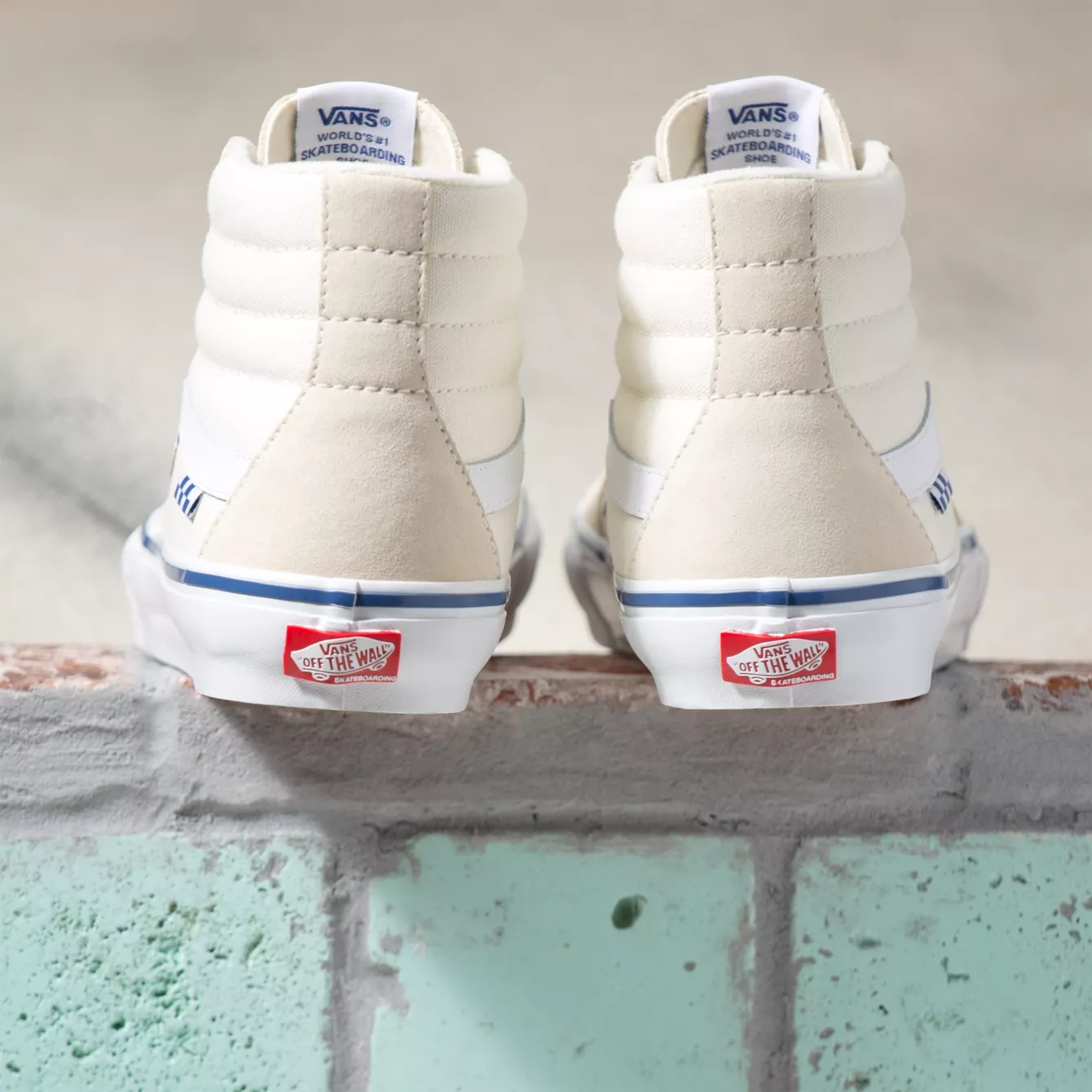 Vans Skate Sk8-Hi Shoes - Off White