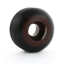 Steadfast Two-Tone Skateboard Wheels - Black/Brown 51mm 99A [set/4]