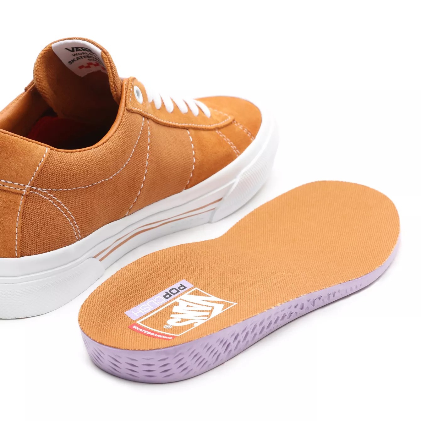 Vans Skate Sid Shoes - Pumpkin/White