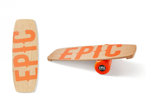 Epic WOOD JUICY Balance Board with Roller [stoppers]