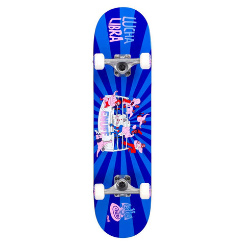 Enuff LUCHA LIBRE MINI  Skateboard Complete - Blue/Blue 7.25”