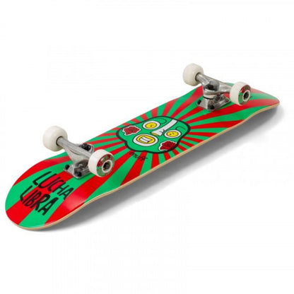 Enuff Lucha Libre Skateboard Complete - Red/Green 7.75”