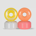 Enuff REFRESHER II Skateboard Wheels - Pastel Mix 53mm 55D [set/4]