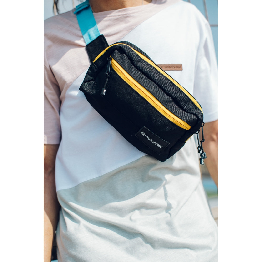 HY  Fanny Pack Gardern - Black Yel Blu - LocoSonix