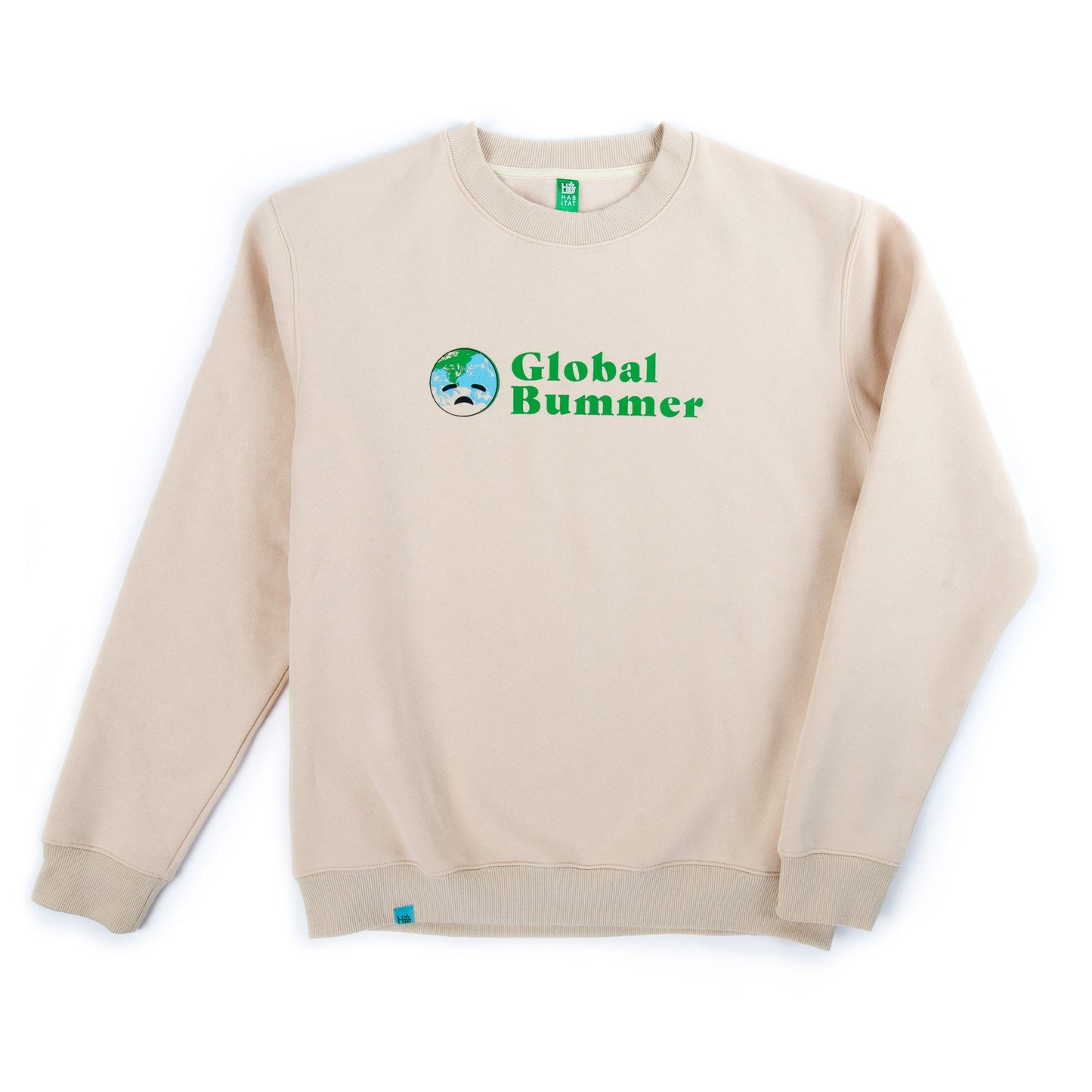 Habitat Global Bummer Crewneck Sweater - Cream