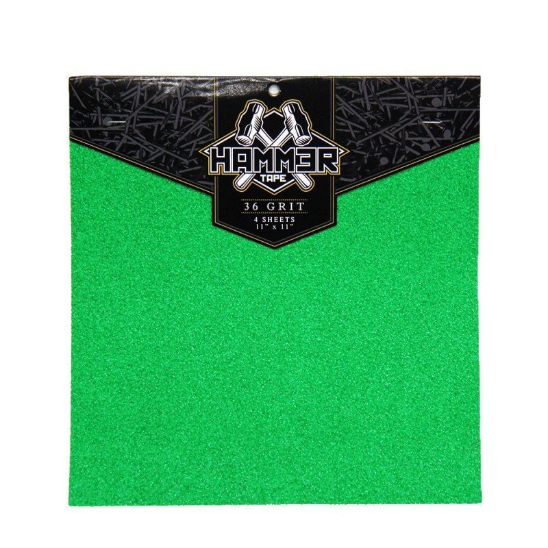 Bear Hammer Tape (pack of 4) 11"x11" - Green - LocoSonix