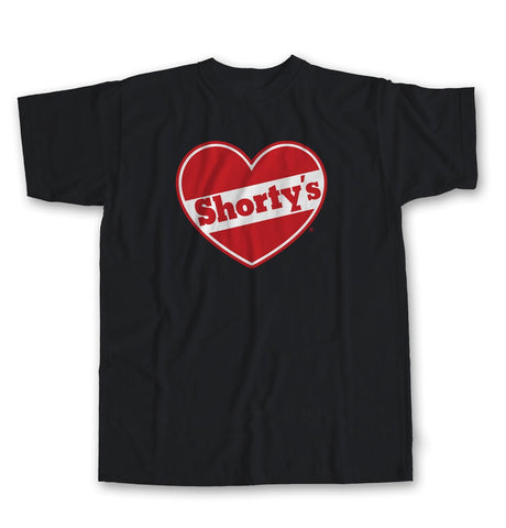 Shorty's HEART Logo T-Shirt - Black