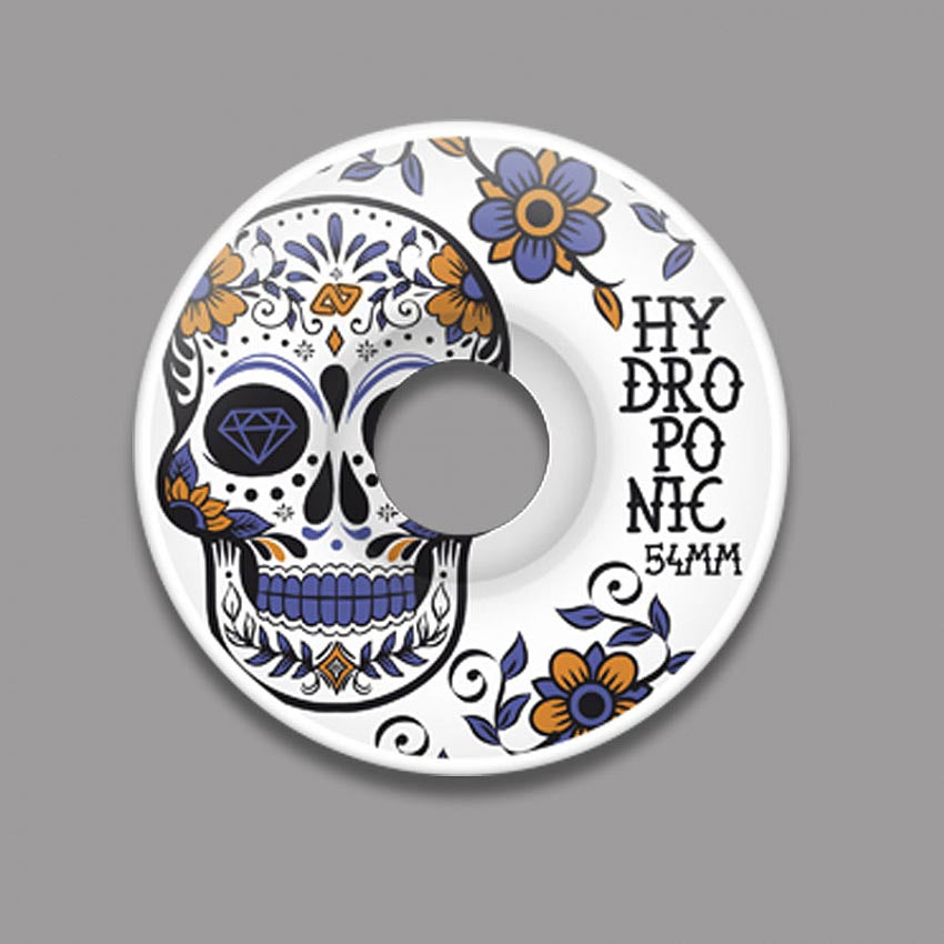 HydroPonic Mexican Skull Skateboard Wheels - Purple 54mm 100A [set/4]