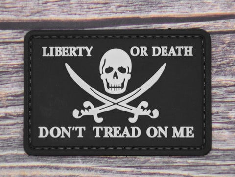 Missions PIRATE SKULL LIBERTY OR DEATH Patch
