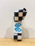 Derby Roller Skates Leash - Checkered White  54" [137cm]