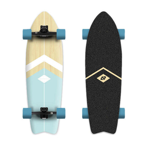 HydroPonic CLASIC 3.0 Surfskate Complete - Brown 30.875"