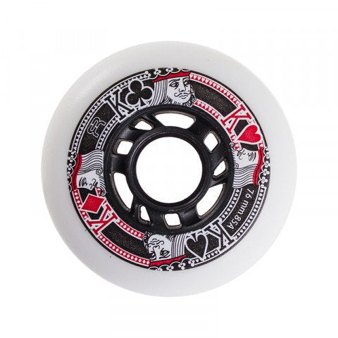 FR Street Kings Inline Skates Wheel - White/Black [x1]