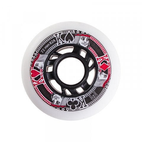 FR Street Kings Inline Skates Wheel - White/Black [x1]