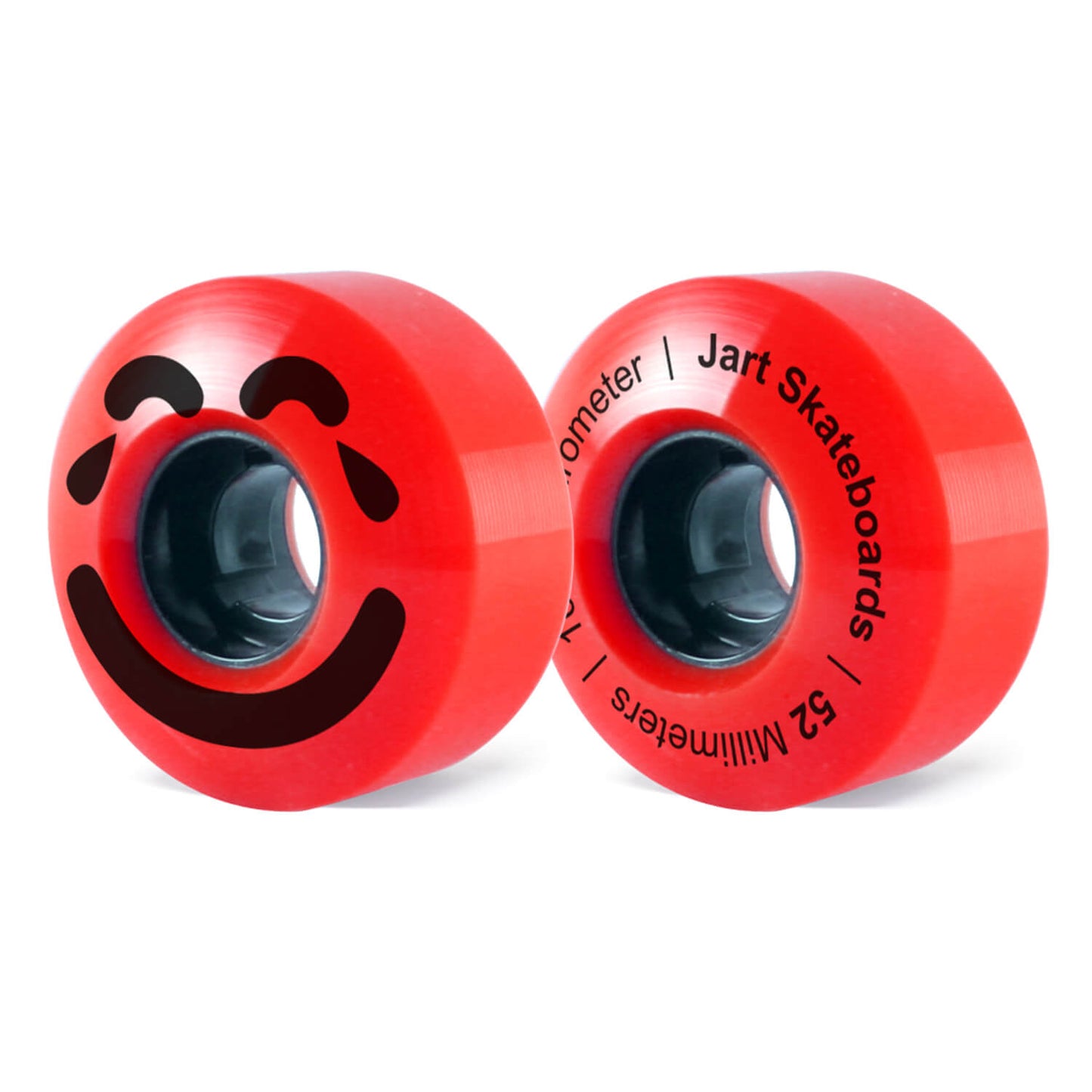 Jart BE Happy Skateboard Wheels - Red 52mm 83B [set/4]