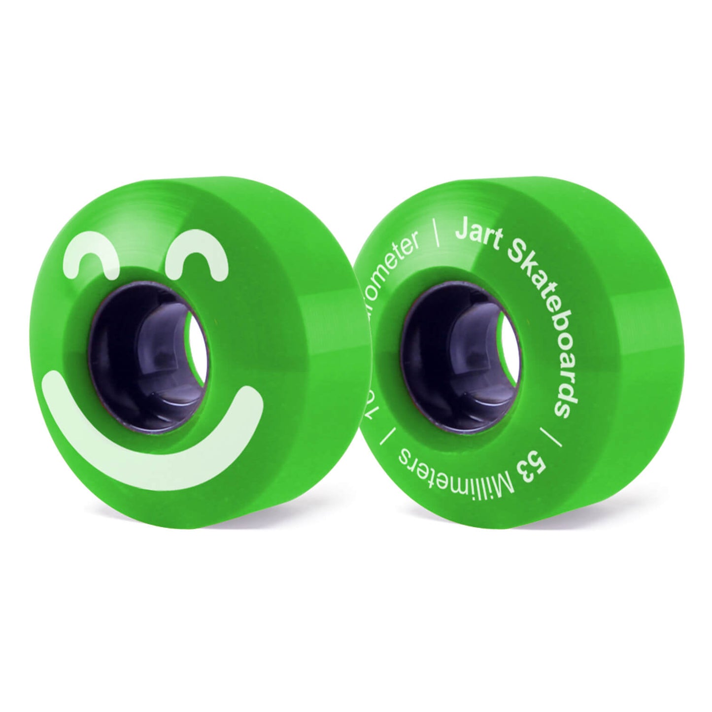 Jart BE Happy Skateboard Wheels - Green 53mm 83B [set/4]