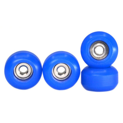 Teak Fingerboard CNC PU Bearing Wheels - Dark Blue - LocoSonix