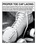 Rollerstuff GLITTER SUEDE Toe Cap - Black [set/2]