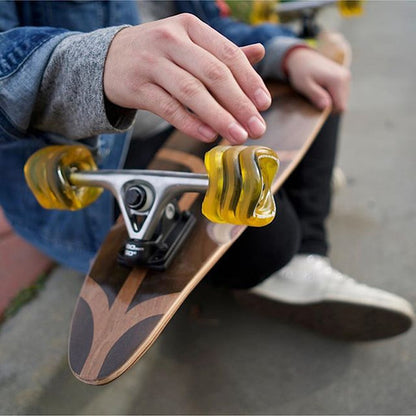 Shark Wheel DNA Longboard Wheels - Transparent Amber 72mm 78A [set/4]