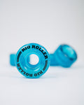 Rio LIGHT-UP Roller Skates Wheels - Blue Glitter 58mm [set/4]