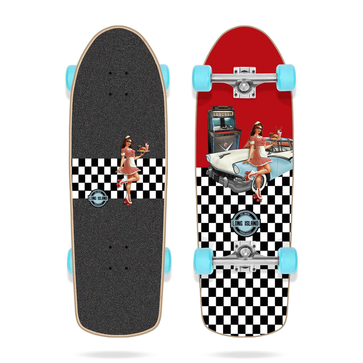 Long Island Dinner Longboard Complete 30.5"