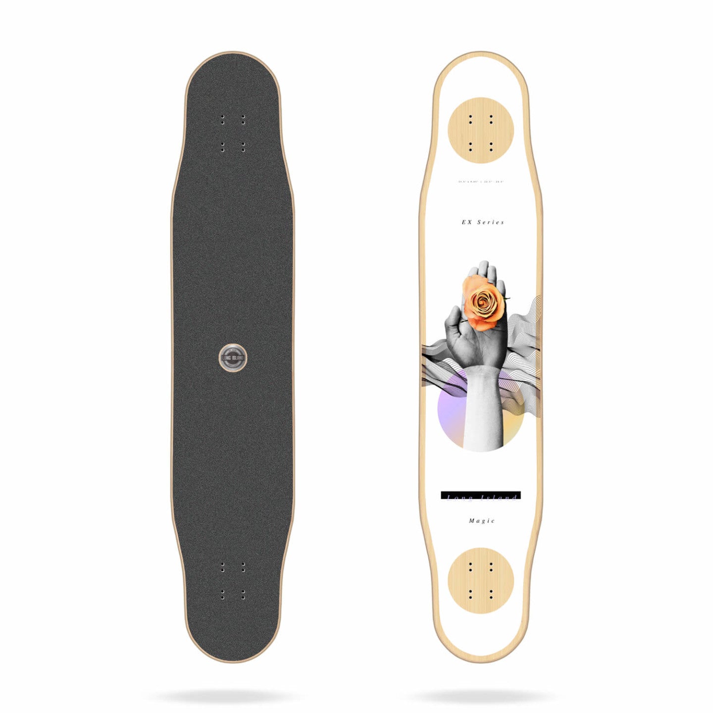 Long Island Magic Flex1 Fiberflex Longboard Deck 46"