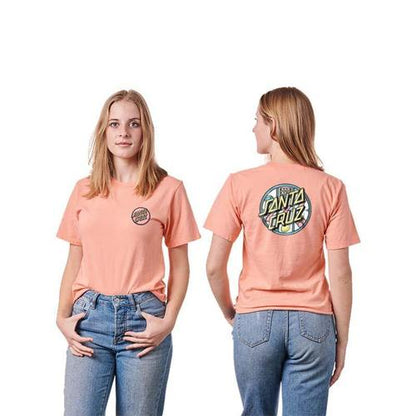 Santa Cruz Jackpot Dot Crop Boyfriend T-Shirt - Desert Flower [girls]