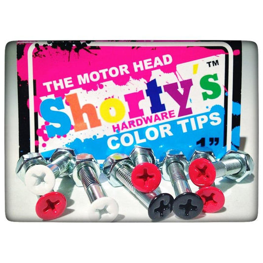 Shortys Color Tips The Motor Head Phillips Hardware 1" [set/8]