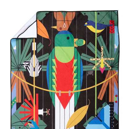 Habitat Charley Harper Monteverde Yoga Towel
