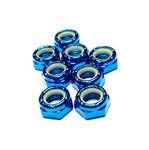 Rollerstuff BLING T'INGS METALLIC Axle Nuts - Blue [set/8]