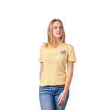 Santa Cruz Other Dot Wrap Stripes Fitted T-Shirt - Pale Yellow [girls]