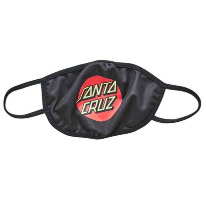 Santa Cruz Classic Dot Facemask - Black