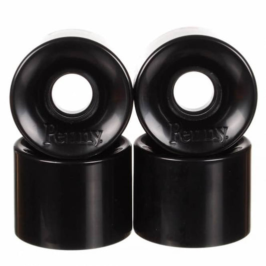 Penny Solid Longboard Wheels - Black 59mm 83A