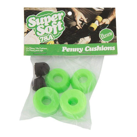 Penny 78A Bushings Set - Neon Green - LocoSonix