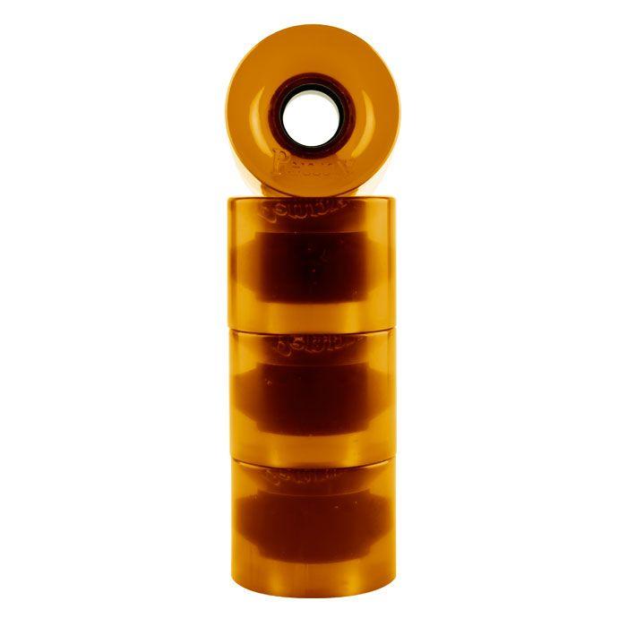 Penny 59mm Transparent Orange PennyBoard Wheels [set of 4] - LocoSonix